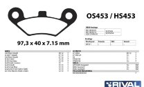 Тормозные колодки Stels 650 GUEPARD ST, 650 GUEPARD Trophy, 800G GUEPARD ST, 800G GUEPARD Touring, 800G GUEPARD Trophy, 850G GUEPARD Trophy PRO, 850G GUEPARD Trophy PRO EPS (2014-2023) арт. OS453