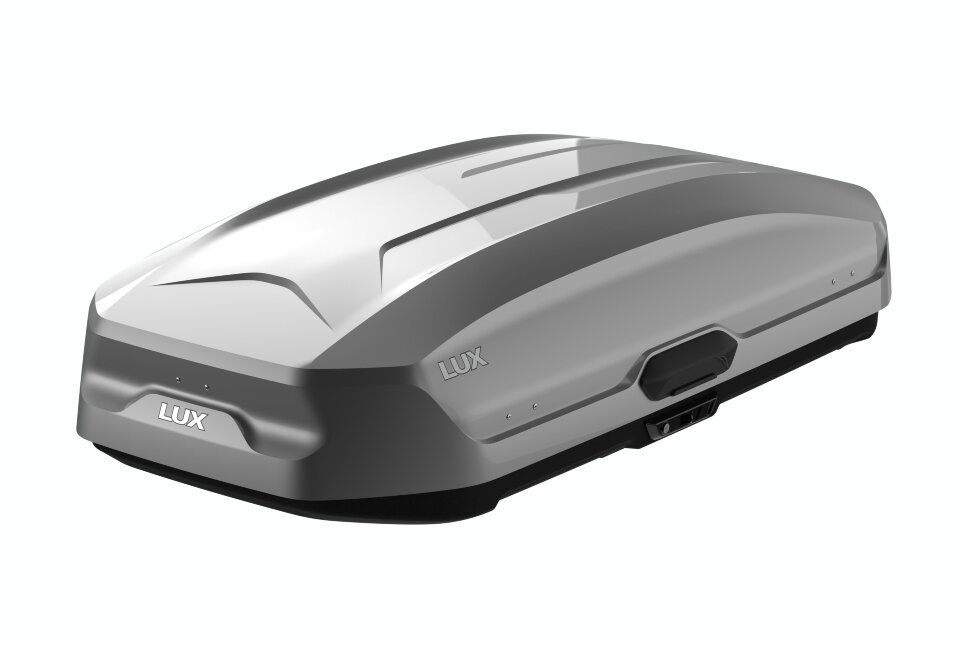 Бокс для автомобиля LUX TAVR 175 cерый металлик 450L с двустор. откр. (1750х850х400) (арт. 791071)