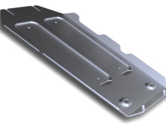 Защита КПП Rival для Infiniti Q50 2013-2020, штампованная, алюминий 3 мм, с крепежом, 333.2418.1