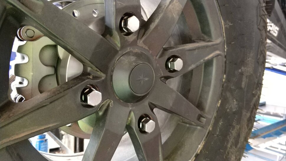 Проставки ступичные 4х156-1"/M12 для RZR для Polaris Квадроциклов RZR 570, 2012-19