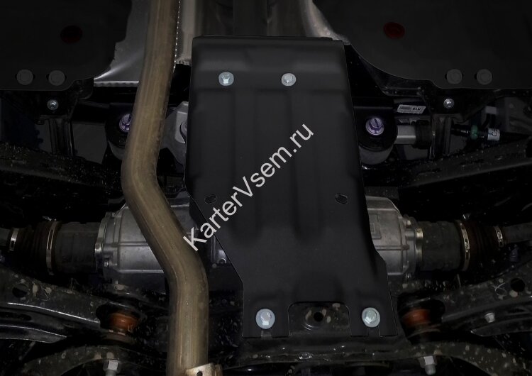 Защита редуктора АвтоБроня для Toyota RAV4 XA50 4WD 2019-н.в., штампованная, сталь 1.5 мм, с крепежом, 111.09536.1