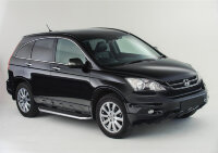 Пороги площадки (подножки) "Premium" Rival для Honda CR-V III 2007-2012, 173 см, 2 шт., алюминий, A173ALP.2101.1
