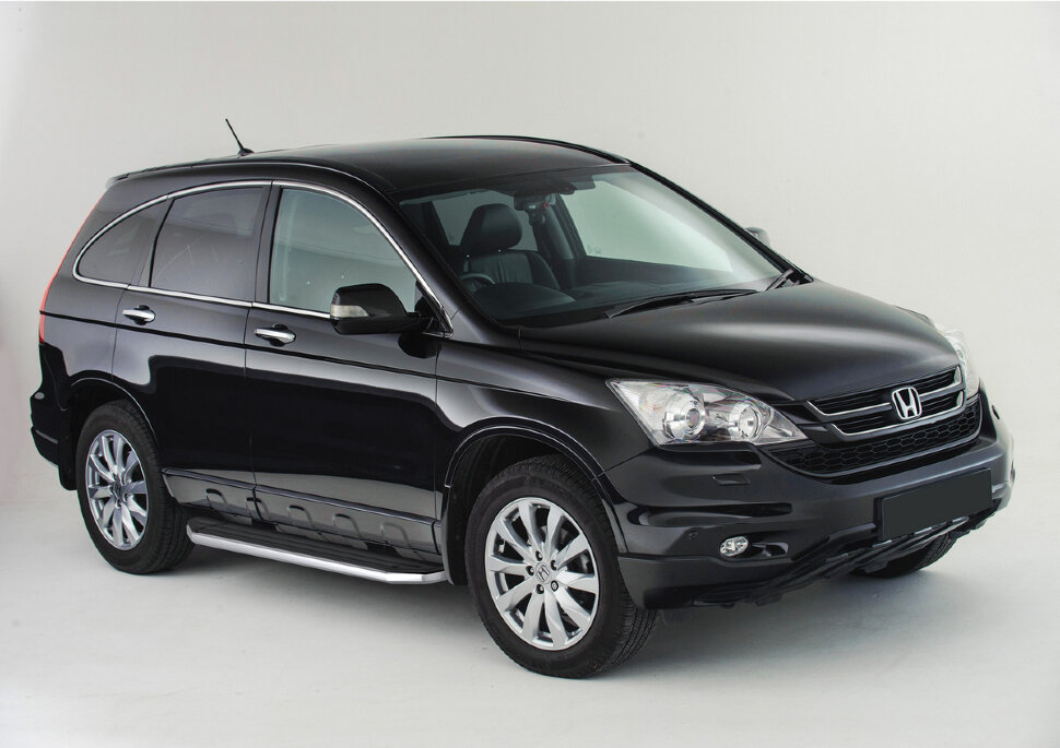 Пороги площадки (подножки) "Premium" Rival для Honda CR-V III 2007-2012, 173 см, 2 шт., алюминий, A173ALP.2101.1 купить недорого