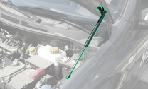 Газовые упоры капота Pneumatic для Chevrolet Nexia 2020-н.в., 2 шт., KU-RV-R300-00