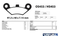 Тормозные колодки RM 800 DUO, 800 DUO EPS (2019-2023) арт. OS453