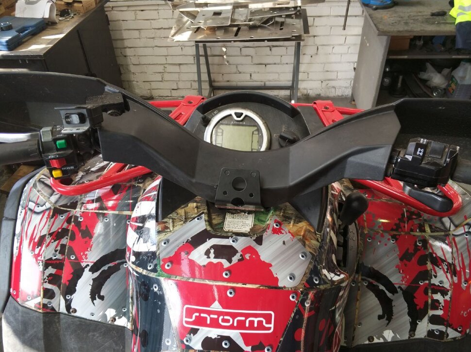 Кронштейн навигатора для Can-Am (BRP) Квадроциклов Outlander G2 6x6 2015-17