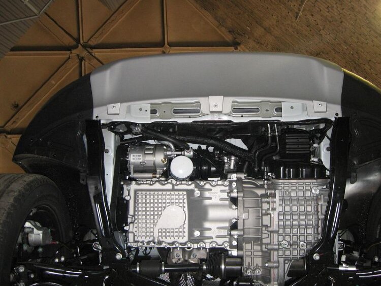 Защита картера и КПП Exeed LX двигатель 1,5T MT FWD; 2,0 СVТ FWD  (2019-н.в.)  арт: 28.4212