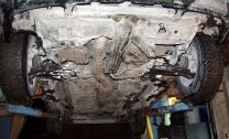 Защита картера и КПП Nissan Primera двигатель 1,6; 1,8; 2,0; 2,0d  (1996-2002)  арт: 15.0296
