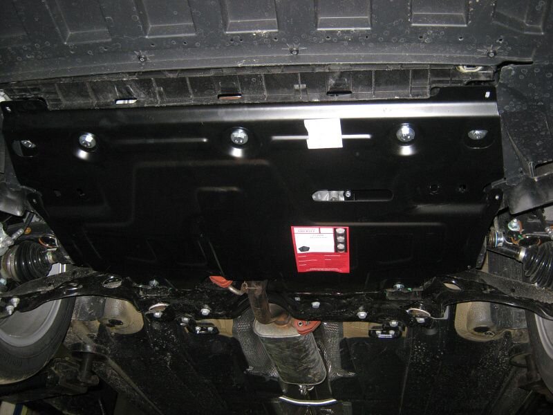 Защита картера и КПП Skoda Fabia двигатель 1.2 ; 1.2TSI ; 1.4 ; 1.4 TSI ; 1.6. AT; MT  (2000-2007)  арт: 21.2088 V1