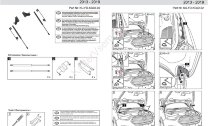 Газовые упоры капота Pneumatic для Ford Kuga II 2013-2019, 2 шт., KU-FD-KG02-02