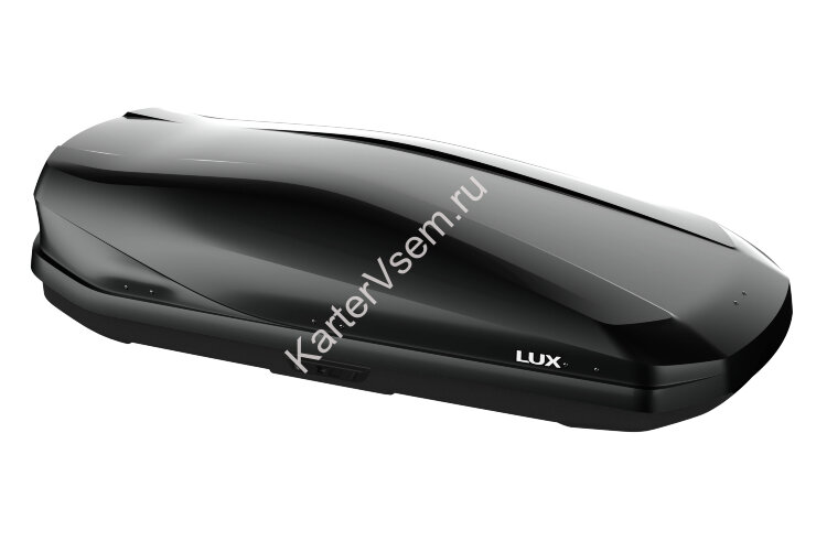Бокс для автомобиля LUX IRBIS 175 черный глянцевый 450L с двустор. откр. (1750х850х400) (арт. 791019)