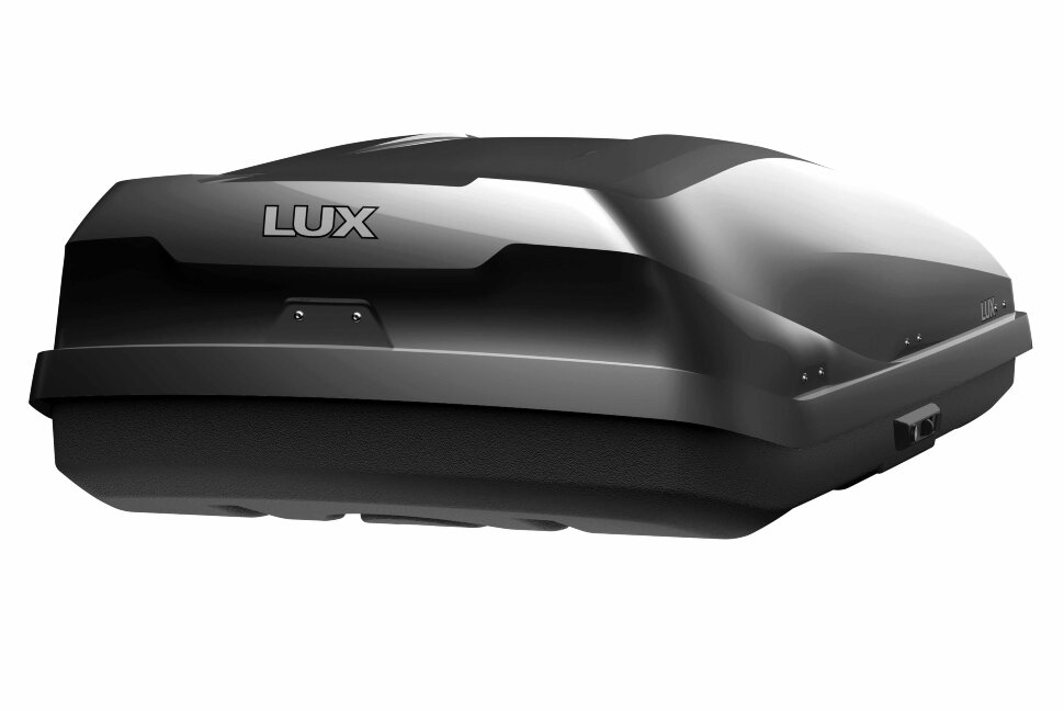 Бокс для автомобиля LUX IRBIS 175 черный глянцевый 450L с двустор. откр. (1750х850х400) (арт. 791019)