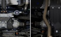 Защита редуктора Rival для Toyota RAV4 XA50 4WD 2019-н.в., сталь 1.5 мм, с крепежом, штампованная, 111.9536.1
