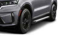 Пороги площадки (подножки) "Bmw-Style круг" Rival для Kia Sportage V поколение 2021-н.в., 180 см, 2 шт., алюминий, D180AL.2313.2 в официальном интернет магазине