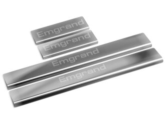 Накладки на пороги Geely Emgrand II поколение (SS11) (2023-н.в.) 2023-н.в. арт.AMGEEMG01