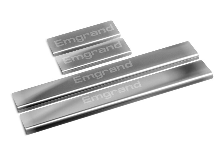 Накладки на пороги Geely Emgrand II поколение (SS11) (2023-н.в.) 2023-н.в. арт.AMGEEMG01