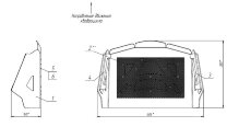 Вынос радиатора универсальный (увеличенный) для Baltmotors Jumbo 700 MBX