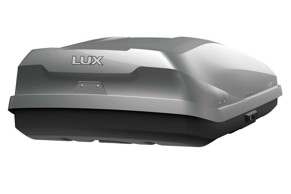 Бокс для автомобиля LUX IRBIS 175 серый металлик 450L с двустор. откр. (1750х850х400) (арт. 791026)
