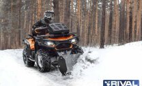 Снегоотвал для квадроцикла с системой быстрого крепления, 150 см (Hinsun)