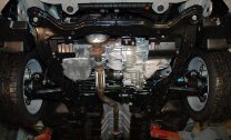 Защита картера и КПП Hyundai Coupe двигатель 2,0; 2,7  (2006-2009)  арт: 10.1075