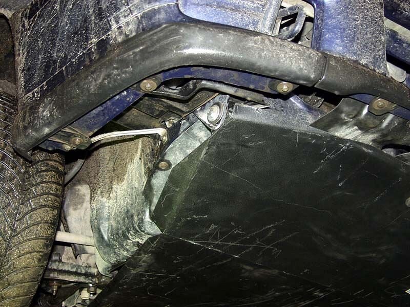 Защита картера и КПП Nissan Primera двигатель 2,0D  (1990-1998)  арт: 15.0266