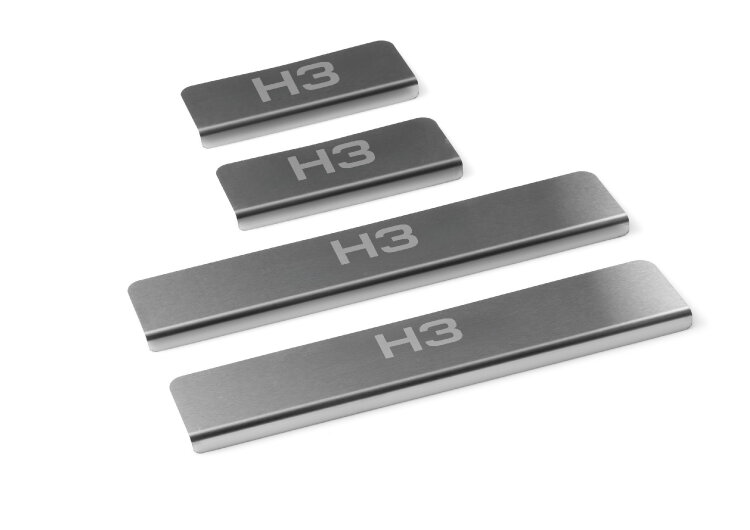 Накладки на пороги Haval H3 (2024-н.в.) 2024-н.в. арт.AMHAH301