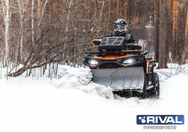Снегоотвал для квадроцикла с системой быстрого крепления, 150 см (Segway)