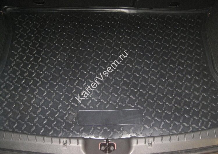 Коврик в багажник автомобиля Rival для Datsun mi-DO хэтчбек 2015-2020, полиуретан, 18701002