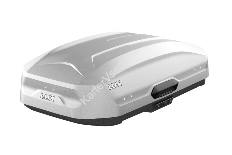 Бокс для автомобиля LUX TAVR 140 серый матовый 440L (1420х910х450) (арт.601768)