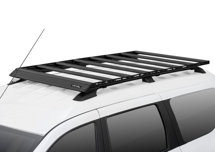 Багажник на крышу автомобиля Rival (на рейлинги) для Lada (ВАЗ) Largus 2012-2021, алюминий 6 мм, разборный, с крепежом, T.6002.1