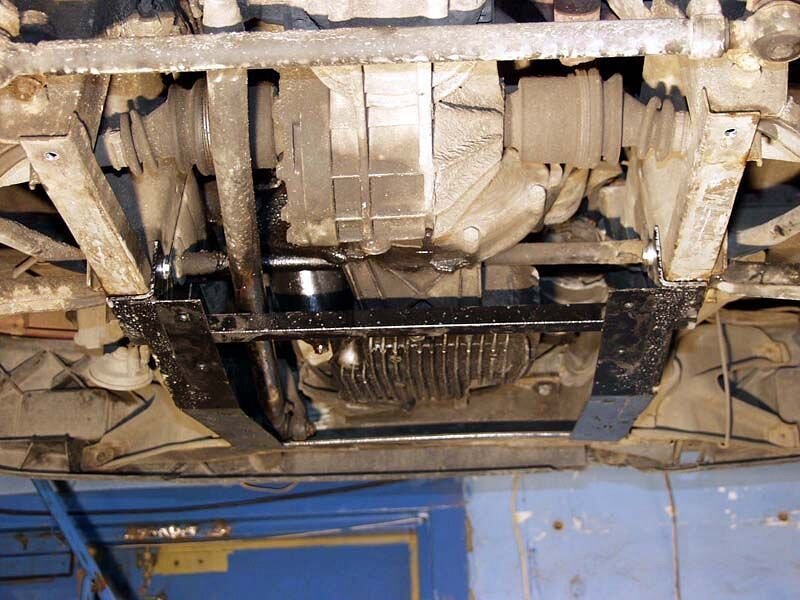 Защита картера Mercedes Benz 100 D двигатель 2,4D  (1988-1996)  арт: 13.0199