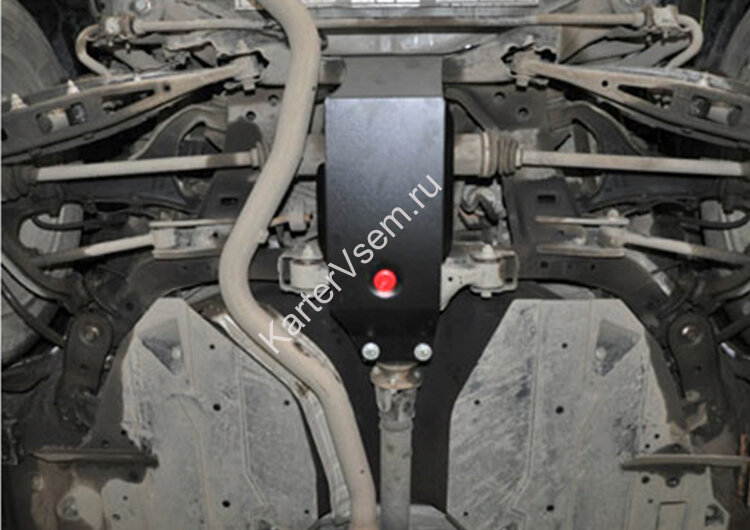 Защита редуктора АвтоБроня для Subaru Impreza III 2007-2011, сталь 1.8 мм, с крепежом, 111.05402.2