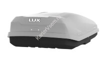 Бокс для автомобиля LUX IRBIS 150 серый матовый 310L с двустор. откр. (1500х760х355) (арт. 600785)
