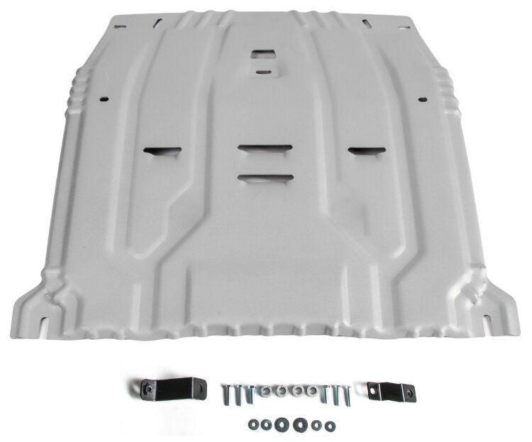 Защита картера и КПП AutoMax для Hyundai Santa Fe IV (V - 2.2D; 2.4; 3.5) 2018-2021/Hyundai Tucson III (V - 1.6 (132/177 л.с.); 2.0; 2.0D) 2015-2018/Hyundai Tucson III рестайлинг (V - 1.6T GDI (177 л.с.); 2.0; 2.0D; 2.4) 2018-2021/Kia Sorento III Prime (V