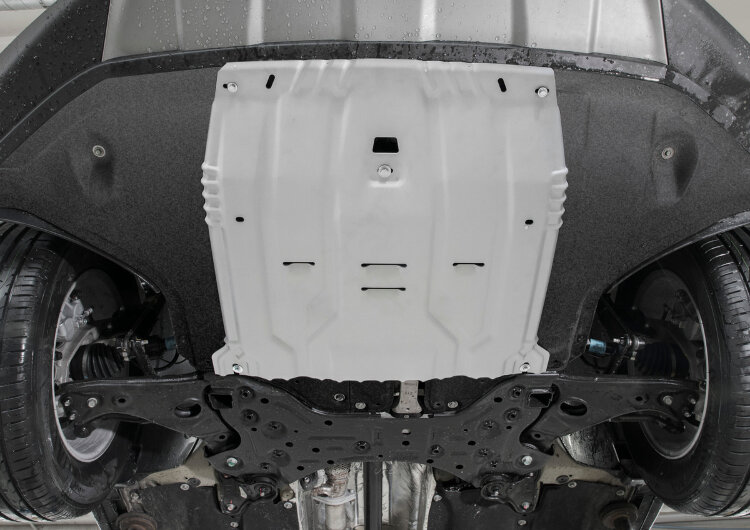 Защита картера и КПП AutoMax для Hyundai Santa Fe IV (V - 2.2D; 2.4; 3.5) 2018-2021/Hyundai Tucson III (V - 1.6 (132/177 л.с.); 2.0; 2.0D) 2015-2018/Hyundai Tucson III рестайлинг (V - 1.6T GDI (177 л.с.); 2.0; 2.0D; 2.4) 2018-2021/Kia Sorento III Prime (V