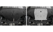 Защита картера и КПП AutoMax для Hyundai Santa Fe IV (V - 2.2D; 2.4; 3.5) 2018-2021/Hyundai Tucson III (V - 1.6 (132/177 л.с.); 2.0; 2.0D) 2015-2018/Hyundai Tucson III рестайлинг (V - 1.6T GDI (177 л.с.); 2.0; 2.0D; 2.4) 2018-2021/Kia Sorento III Prime (V