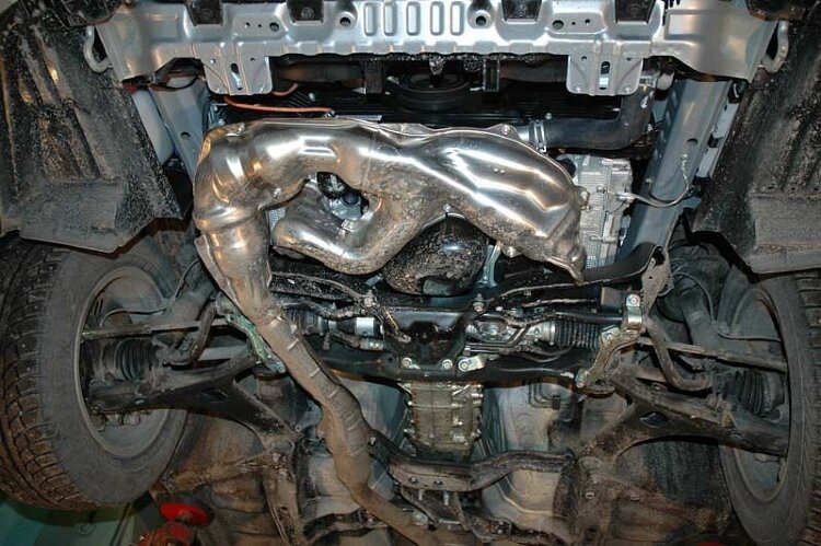 Защита картера Subaru Impreza двигатель 2,5 Turbo  (2008-2011)  арт: 22.1378