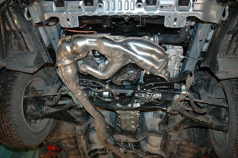 Защита картера Subaru Impreza двигатель 2,5 Turbo  (2008-2011)  арт: 22.1378