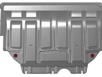 Защита картера и КПП АвтоБроня для Volkswagen Taos 2021-н.в., штампованная, алюминий 3 мм, с крепежом, 333.05127.1