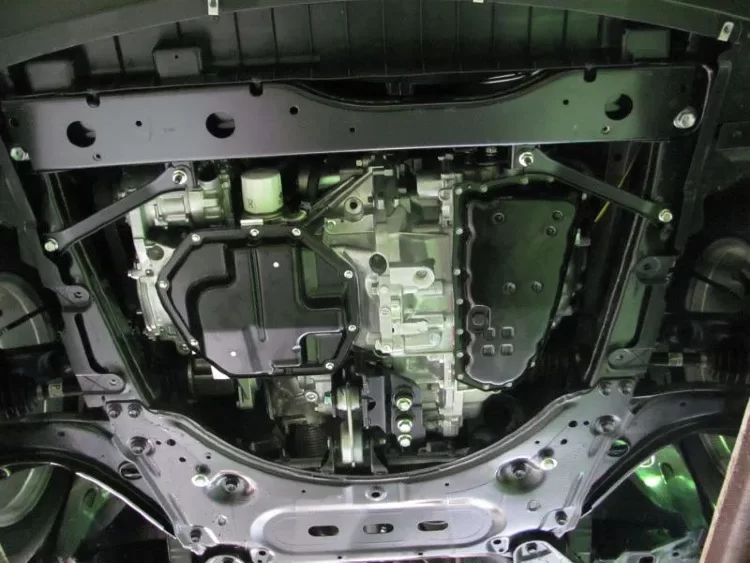Защита картера и КПП Nissan Qashqai двигатель 1,6 МТ; 1,6 CVT 4wd; 2,0 МТ; 2,0 CVT 4wd  (2014-)  арт: 15.3475