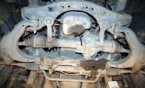 Защита картера и рулевых тяг Toyota Land Cruiser 90 двигатель 3,0 TD; 3,0 D-4D; 3,4i АТ  (1996-2001)  арт: 24.0867