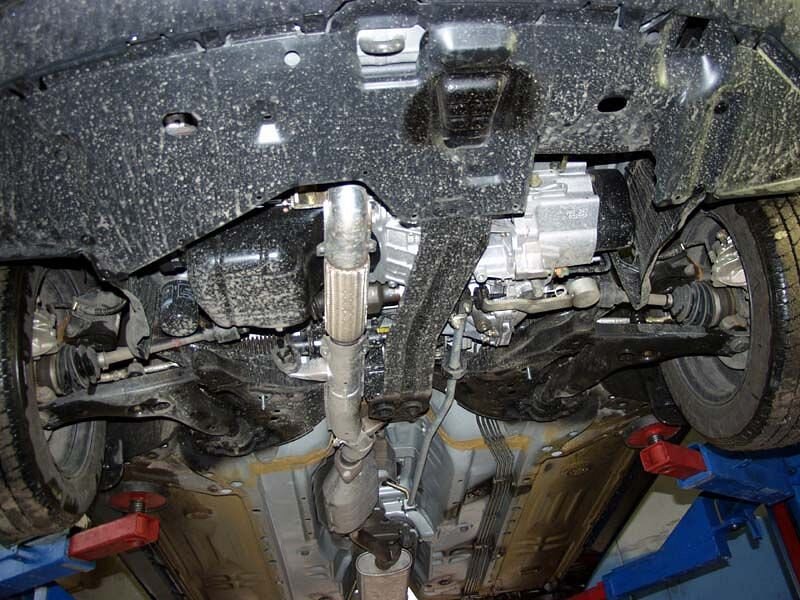 Защита картера и КПП Mitsubishi Carisma двигатель кроме-1,8GDI; 1,9D  (1995-2003)  арт: 14.0043