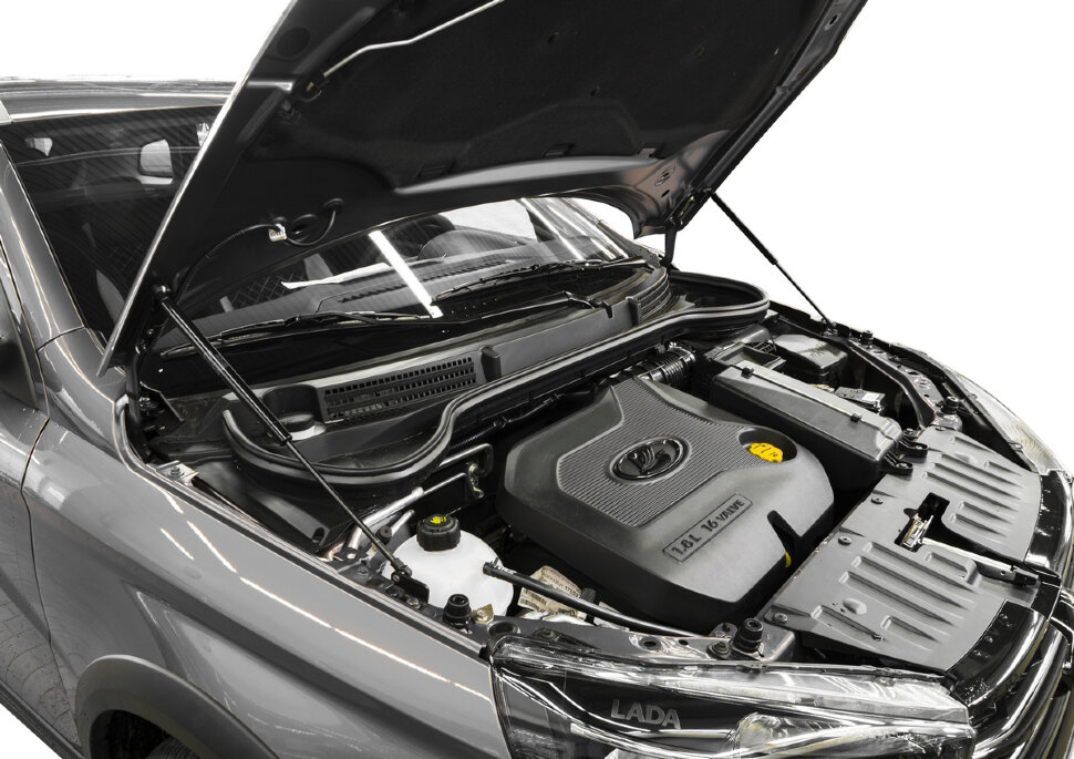 Газовые упоры капота АвтоУпор для Lada Vesta CNG седан 2017-н.в., 2 шт., ULAVES021