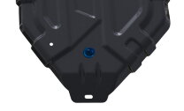 Защита топливного бака Rival для Kia Sportage IV 2016-2018, сталь 1.5 мм, с крепежом, штампованная, 111.2381.1
