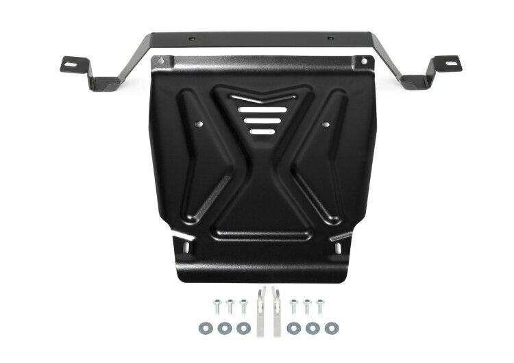 Защита РК АвтоБроня для Lada (ВАЗ) Niva Legend 2131 2021-н.в., штампованная, сталь 1.5 мм, с крепежом, 111.06042.2