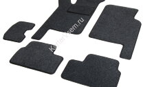 Коврики текстильные в салон автомобиля AutoFlex Business для ВАЗ 2115 1997-2012, графит, 5 частей, 5600601