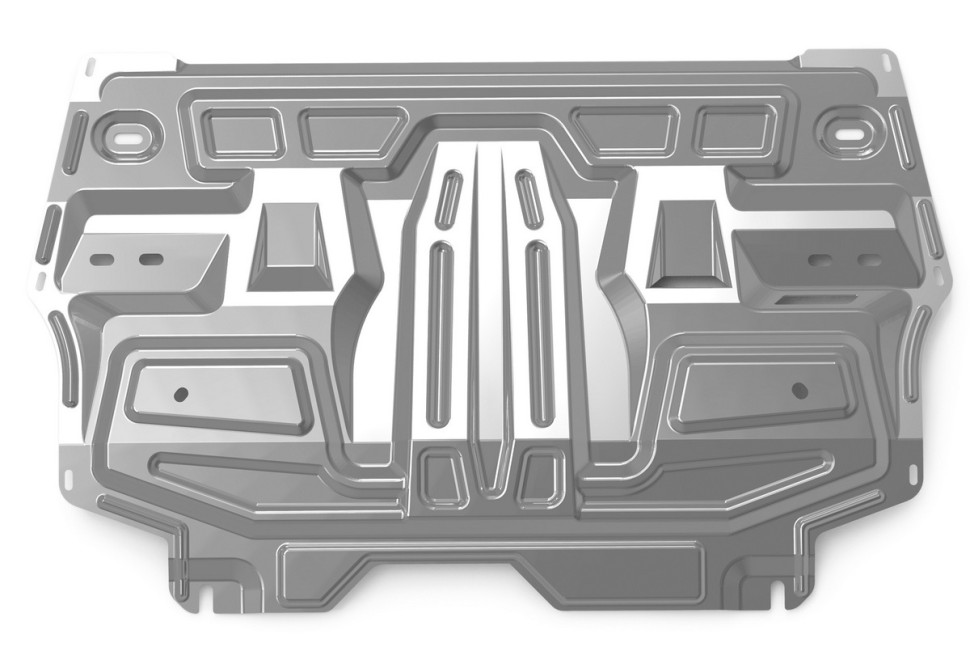 Защита картера и КПП АвтоБроня для Jetta VA3 (V - 1.5) 2023-н.в., алюминий 3 мм, с крепежом, штампованная, 333.05842.1