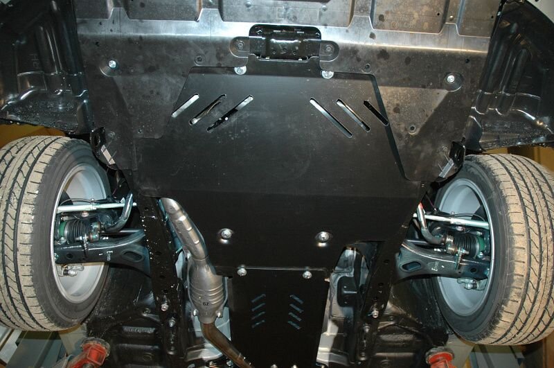 Защита картера Subaru Legacy двигатель 2,0; 2,5 AT  (2009-2015)  арт: 22.2003