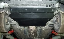 Защита картера и КПП Alfa Romeo 166 двигатель 2,0; 2,5; 3,0; 3,2; 2,4JTD  (1998-2007)  арт: 01.0489