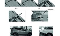 Пороги площадки (подножки) "Premium-Black" Rival для Nissan X-Trail T32 2015-2018 2018-н.в., 173 см, 2 шт., алюминий, A173ALB.4113.1